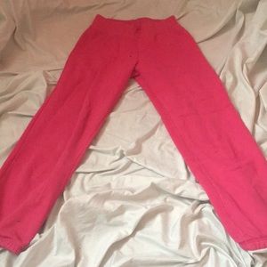 pink sweatpants